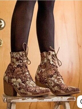 JEFFREY CAMPBELL Elmcrom Tapestry Boots